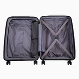 Richland Fashion Hand Luggage Lightweight PP Expandable Hard Shell Trolley Travel Suitcase with 4 Wheels Cabin Carry-on Suitcase - 20 Inch