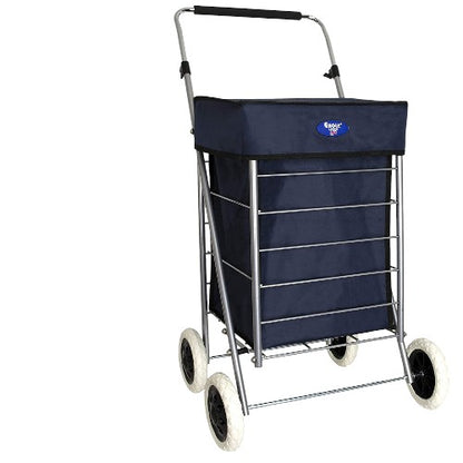 Eagle 4 Wheel Checkered Shopping Trolley Cart