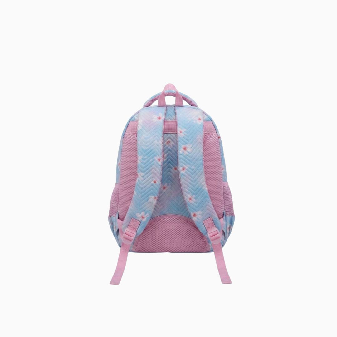 Pastel Floral Quilted  Backpack