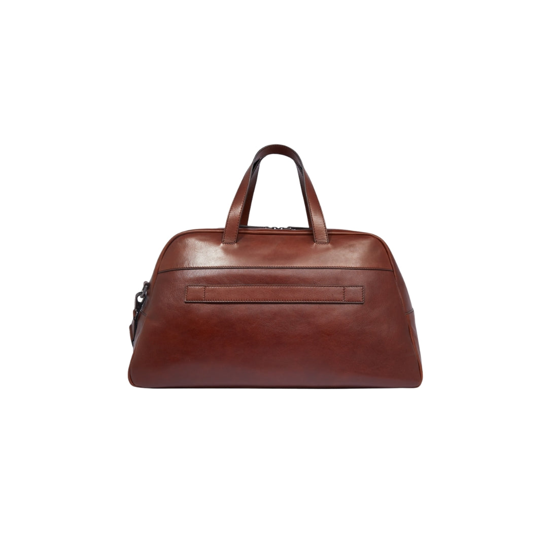 The Bridge Leather travel duffle bag - Brown