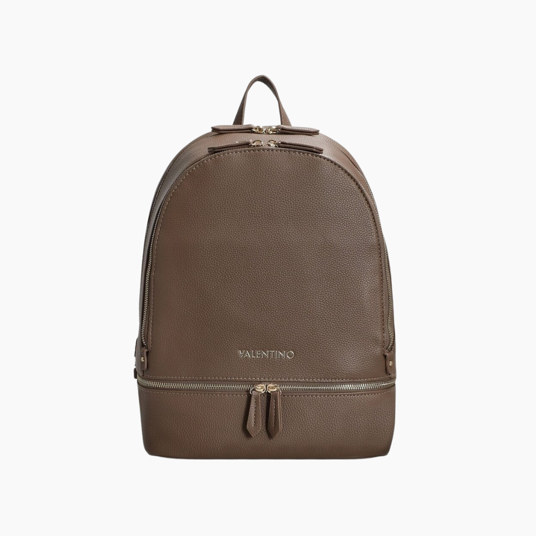 Valentino Brixton Backpack  Faux Leather - Taupe