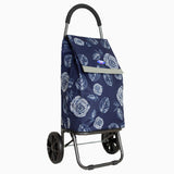 Eagle London Multicoloured Floral Print Lightweight 2 Wheel Shopping Trolley
