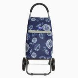 Eagle London Multicoloured Floral Print Lightweight 2 Wheel Shopping Trolley