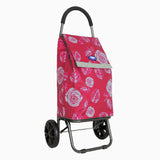 Eagle London Multicoloured Floral Print Lightweight 2 Wheel Shopping Trolley