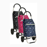 Eagle London Multicoloured Stars Print Lightweight 2 Wheel Shopping Trolley