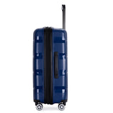 Richland Fashion Hand Luggage Lightweight PP Hard Shell Trolley Expandable Travel Suitcase with 4 Wheels - Medium 24"